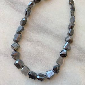 Large Faceted Moonstone Strand