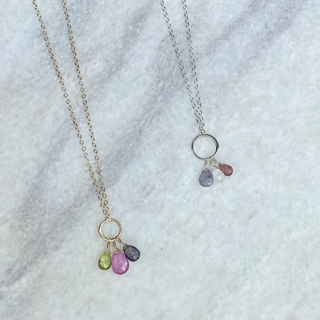 Birthstone Charm Necklace
