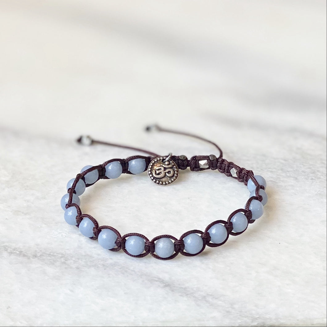 Gemstone Macrame Bracelet