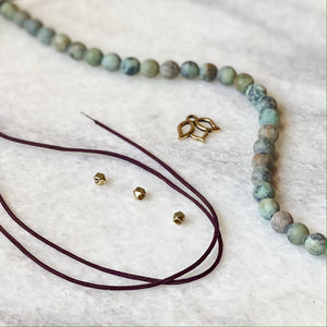 Gemstone Macrame Bracelet