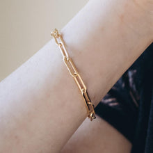 Bold Chain Link Gold Bracelet 15x5mm - 7"