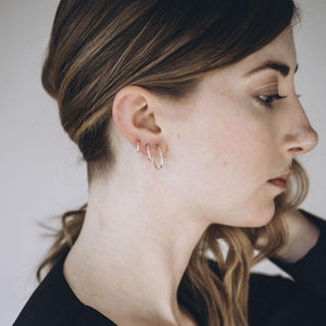 Silver Endless Hoops 9-20mm