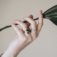 Hammered Gold Stacking Ring