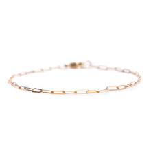Super Dainty Chain Link Bracelet 5x2mm - 7" - Gold