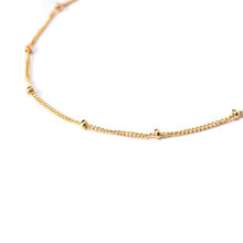 Gold Satellite Anklet