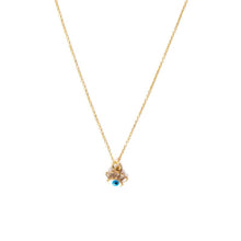 Flirty Evil Eye Gold Pendant Necklace