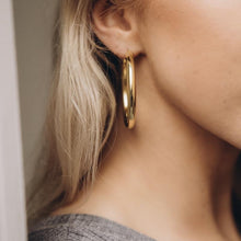 Gold Bold Hoops 35-50 mm