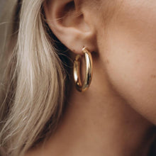 Gold Bold Hoops 35-50 mm