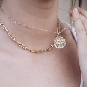 St. Benedict Gold Pendant Necklace
