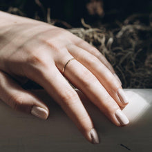 Hammered Gold Stacking Ring