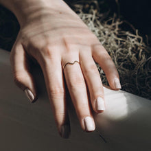 Gold Chevron Ring