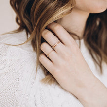 Hammered Gold Stacking Ring