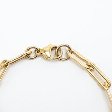 Bold Chain Link Gold Bracelet 15x5mm - 7"