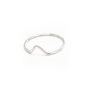 Sterling Silver Chevron Ring