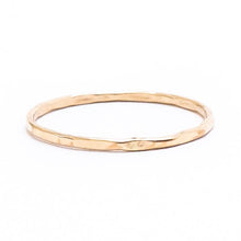 Hammered Gold Stacking Ring