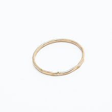 Hammered Gold Stacking Ring