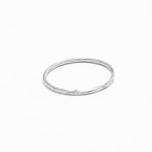 Hammered Sterling Silver Stacking Ring