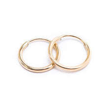 Gold Endless Hoops 9-20mm