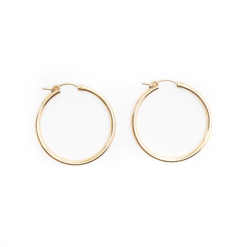Thin Gold Hoops 34-64mm