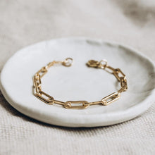 Bold Chain Link Gold Bracelet 15x5mm - 7"