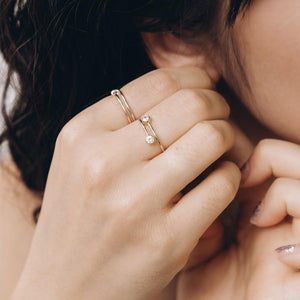 Stacking Gold Wrap Ring