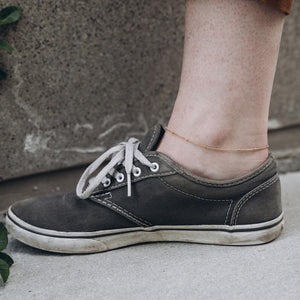 Gold Satellite Anklet