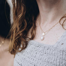 Pearl Drop Gold Necklace