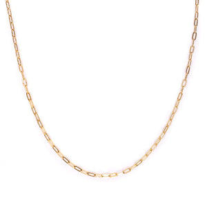 Dainty Gold Paper Clip Chain