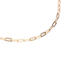 Dainty Gold Paper Clip Chain