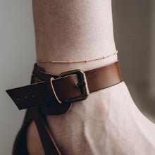Gold Satellite Anklet