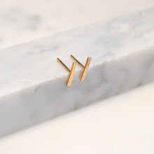 Bar Stud Earrings