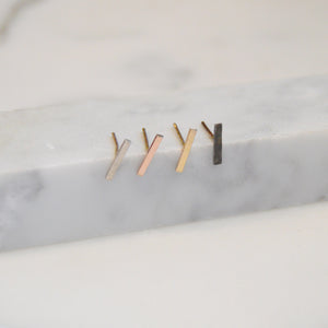 Bar Stud Earrings