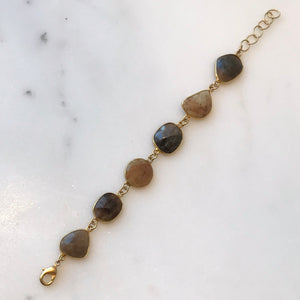 Colored Sapphire Gemstone Bracelet