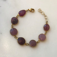 Colored Sapphire Gemstone Bracelet