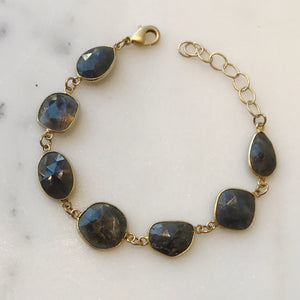 Colored Sapphire Gemstone Bracelet