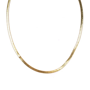 Herringbone Gold Necklace