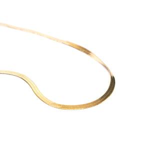 Herringbone Gold Necklace