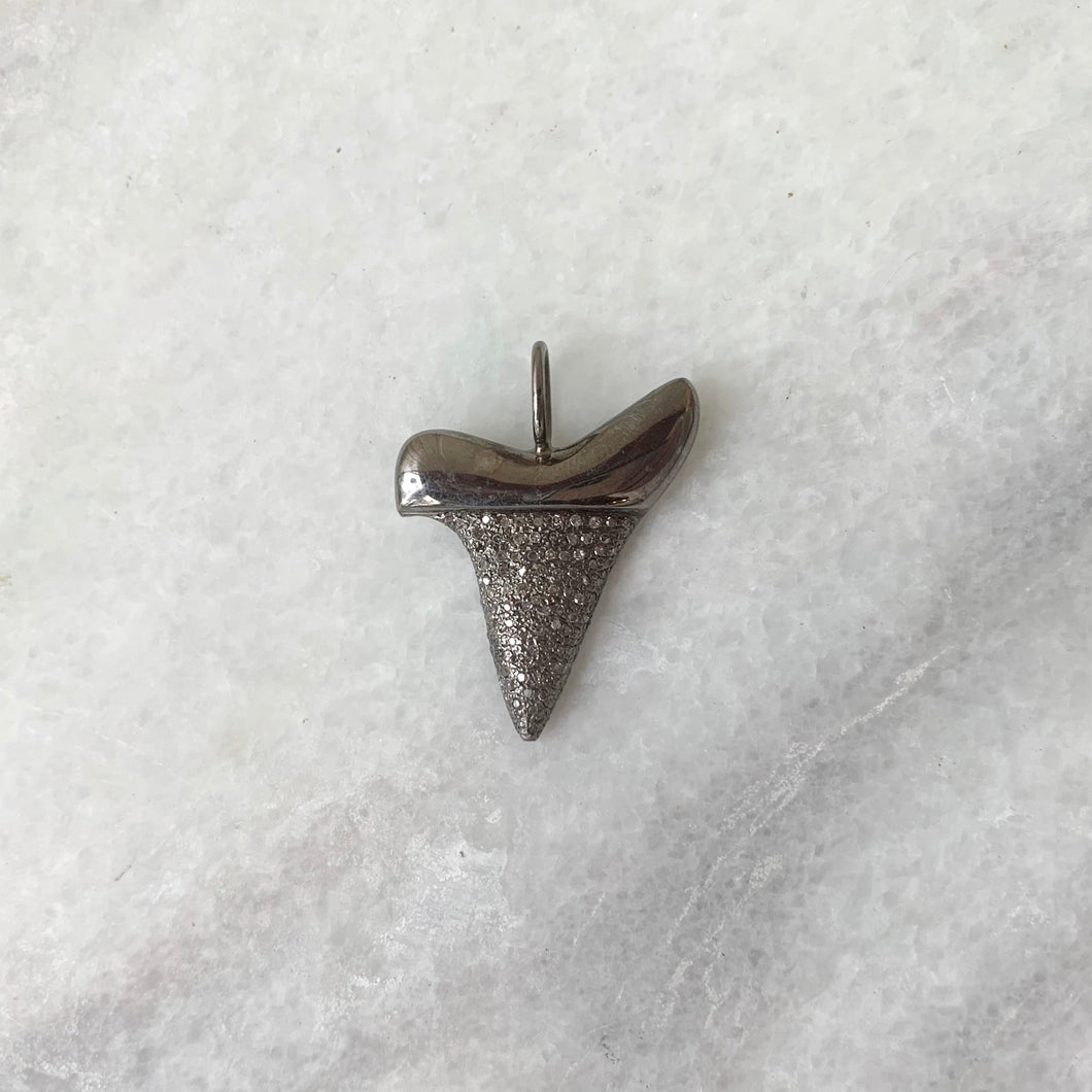 Diamond Shark's Tooth Pendant