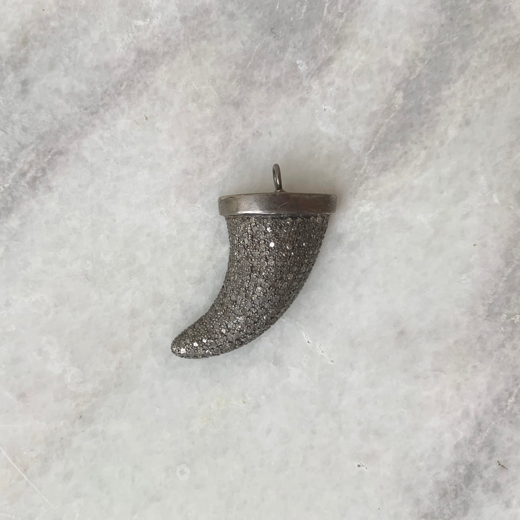 Diamond Horn Pendant