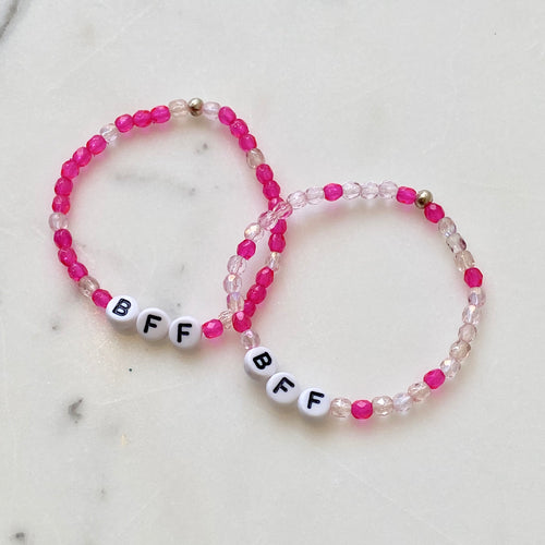 Elastic Bracelet Project with Letters