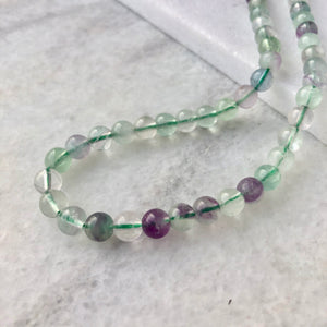 Fluorite Bead Strand