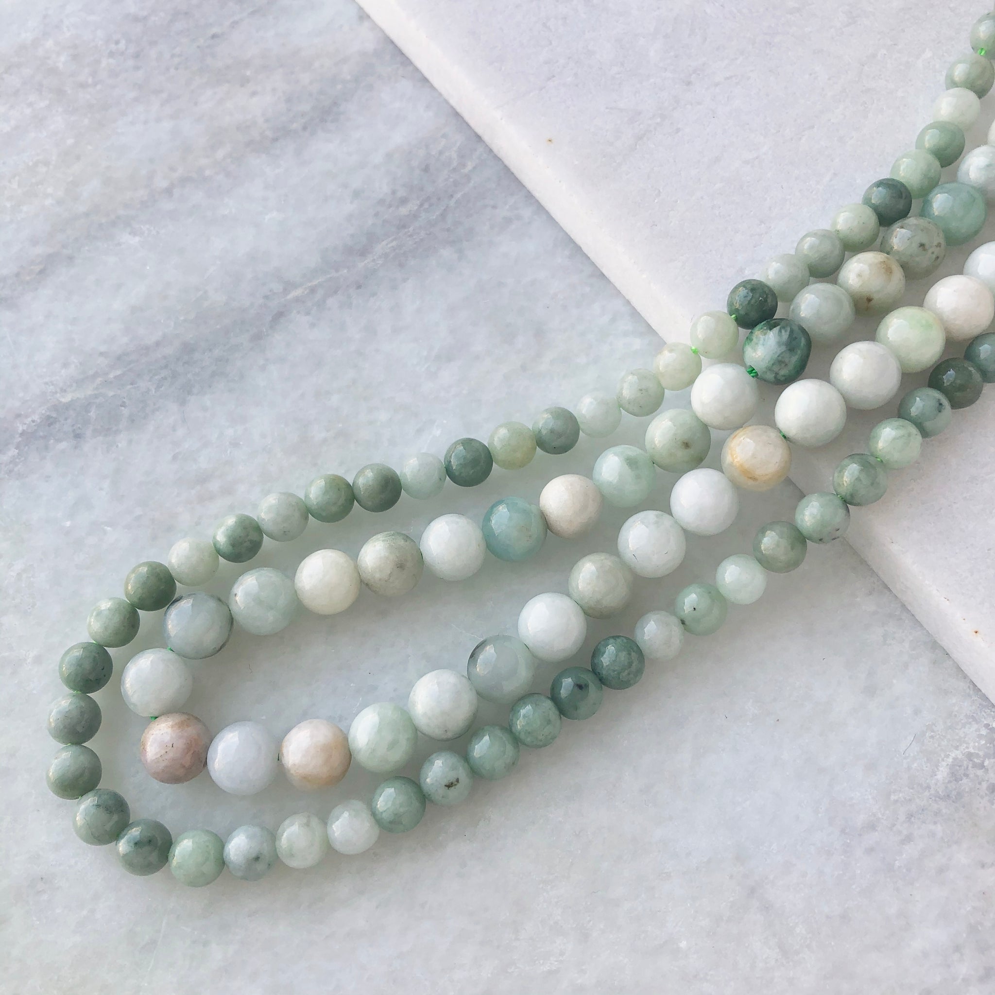 Mayan Guatemalita Jade Graduated Choker Necklace. Guatemalan.