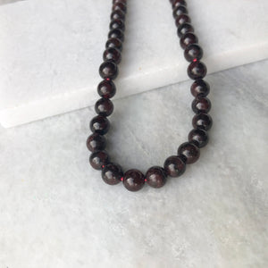 Garnet Bead Strand