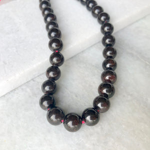 Garnet Bead Strand