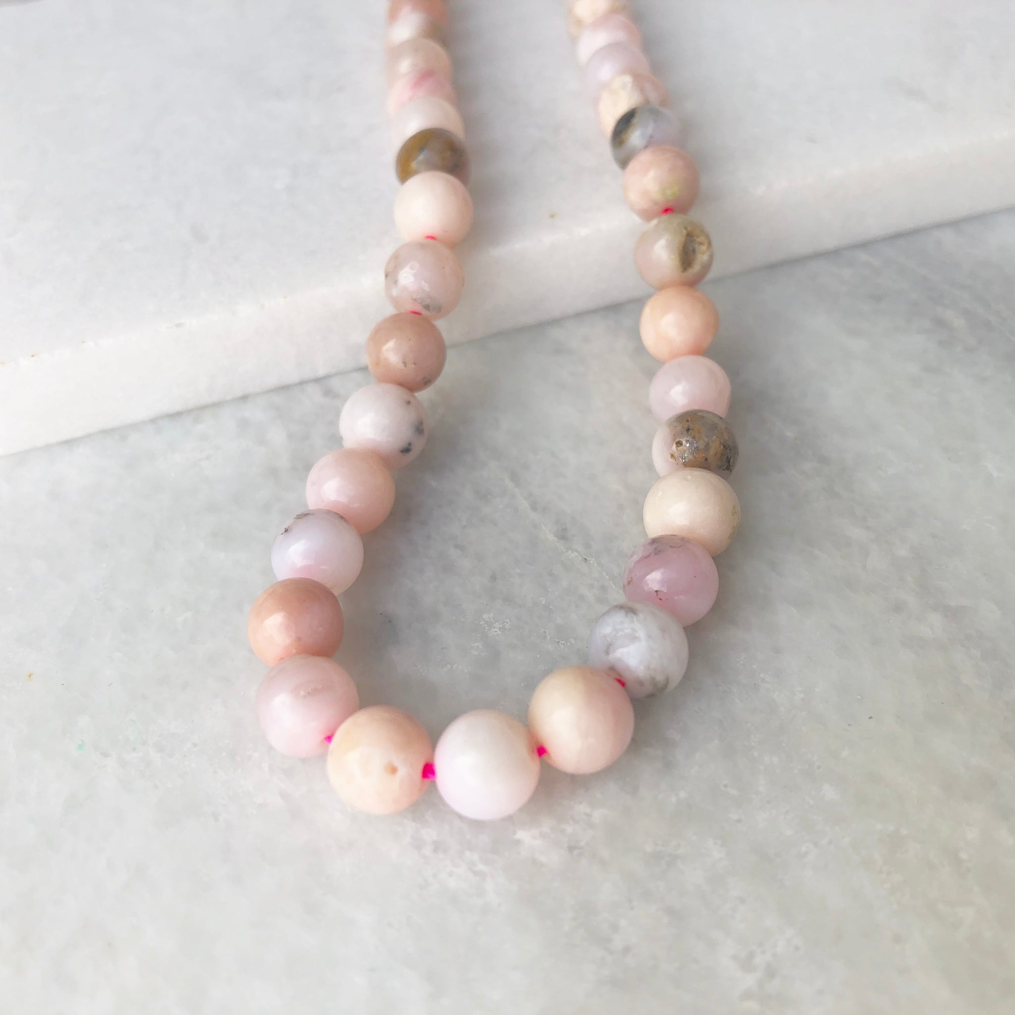 Peruvian Pink Opal Beads - Gemstone Beads - Pink Opal Nuggets