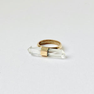 Crystal Quartz Statement Ring