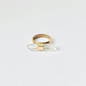 Crystal Quartz Statement Ring
