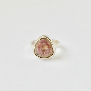 Watermelon Tourmaline Gemstone Ring