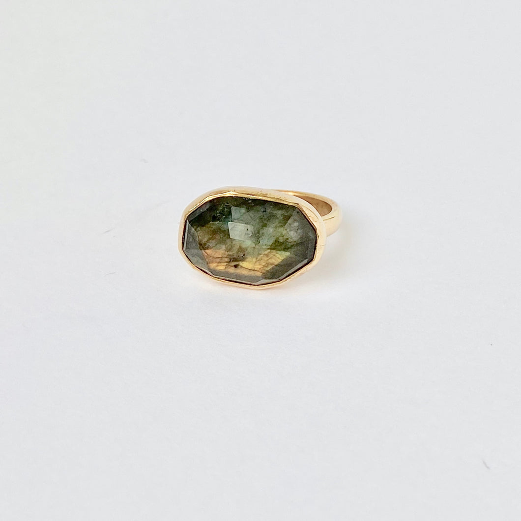 Labradorite Gemstone Ring