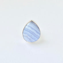 Blue Lace Agate Statement Ring